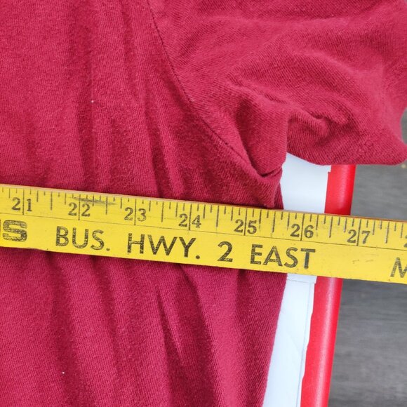 Puma short sleeve cotton T-shirt red with graphic design men's size XL - Picture 7 of 8